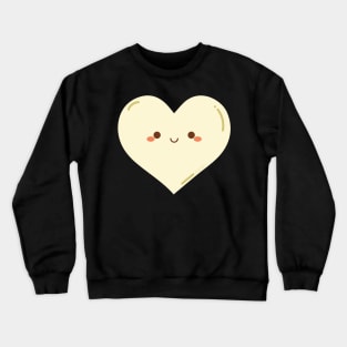 White chocolate heart Crewneck Sweatshirt